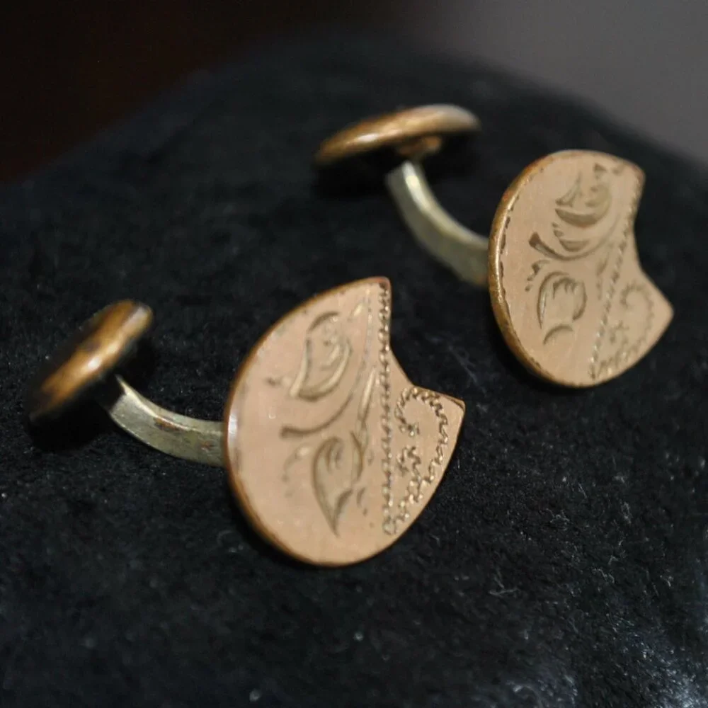 Antique Gold-filled Engraved 